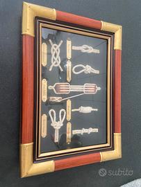 Quadro decorativo con nodi marinari