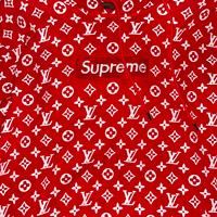 felpa lv x supreme