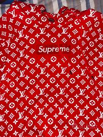 felpa lv x supreme