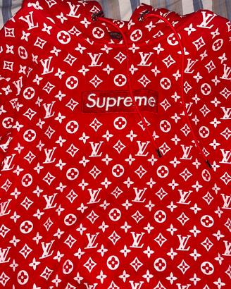 felpa lv x supreme