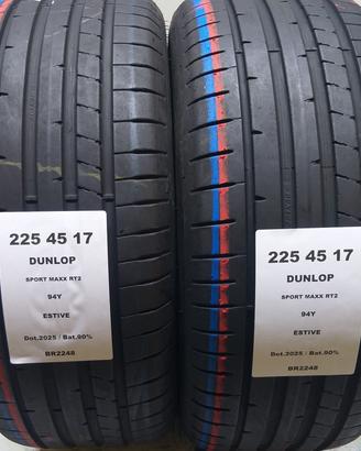 2 GOMME 225 45 17 DUNLOP BR2248