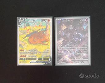 Lotto Carte Pokémon - Charizard e Mewtwo