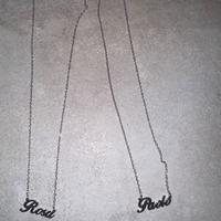 Collana con nome personalizzata 10 euro L una