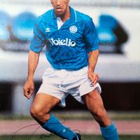 Rara Cartolina Autografata di Careca del 1992