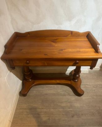 Console scrittoio legno massello