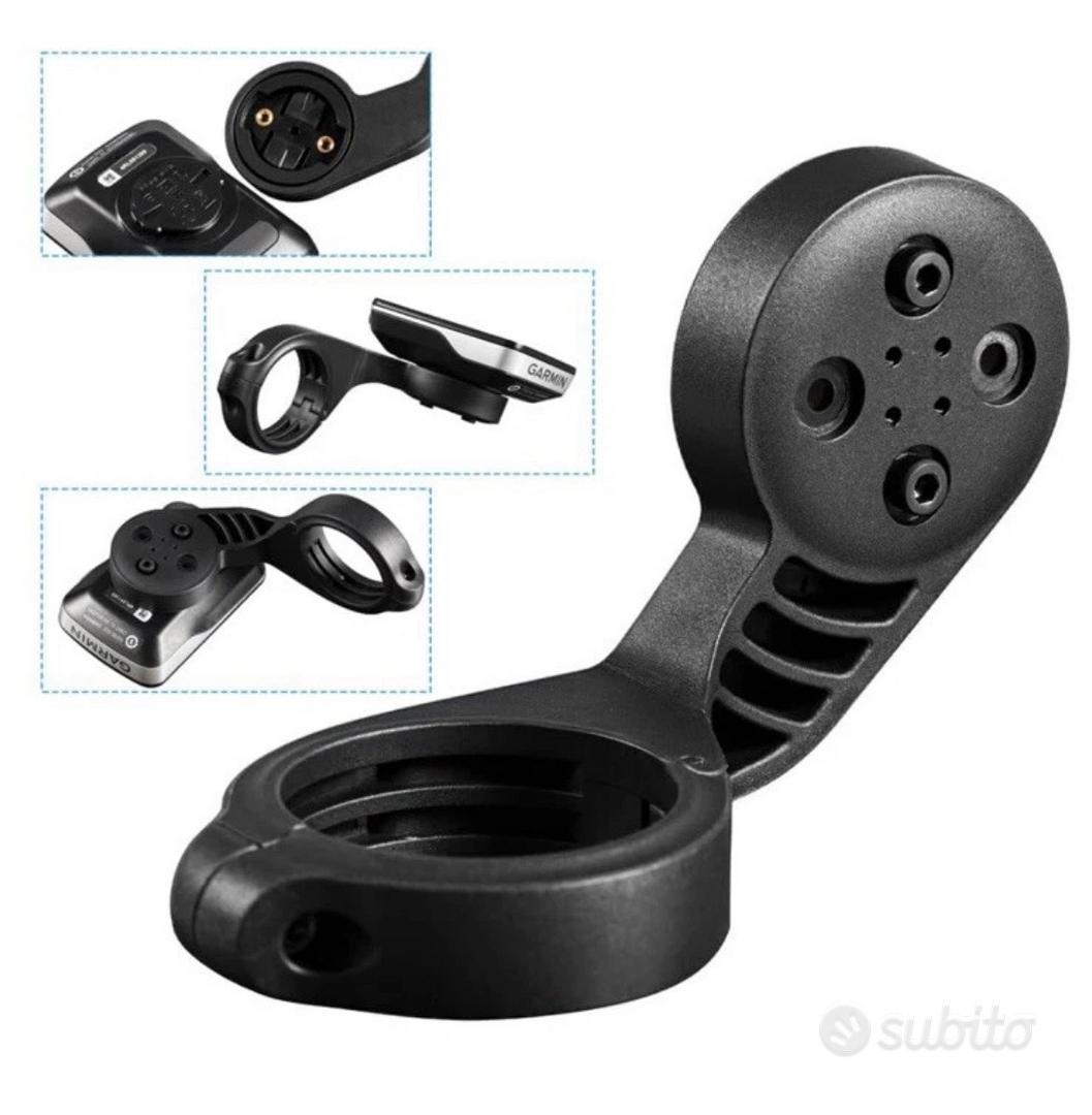 Alluminio Supporto Bicicletta Compatibile con Garmin Edge 530 540 520 510 500 200 130 25 20 840 830 820 810 800 1000 1030 1040 Plus Explore 2 GPS Supporto Manubrio Bici da Corsa per Computer - Blu