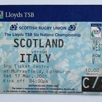 Scozia, Italia di rugby, torneo Sei nazioni, 2001
