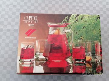 Set Drink Bormioli "Capitol" 7 Pezzi - NUOVO
