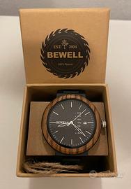 Orologio in legno Bewell da uomo