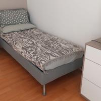 Letto singolo con contenitore