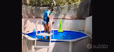 Piscina GRE Circolare Ø350 con Liner Nuovo