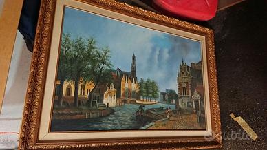 Grande Quadro 120x80 città del Nord