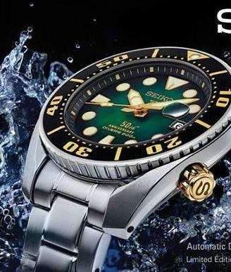 SEIKO SUMO GREEN SPB031J1 50TH ANNIVERSARY 820