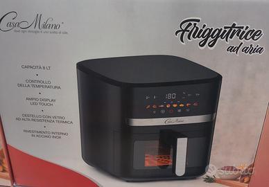 Friggitrice ad aria Casa Milano 8L – Display touch