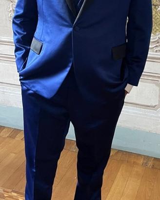 Abito da sposo completo, blu royal.