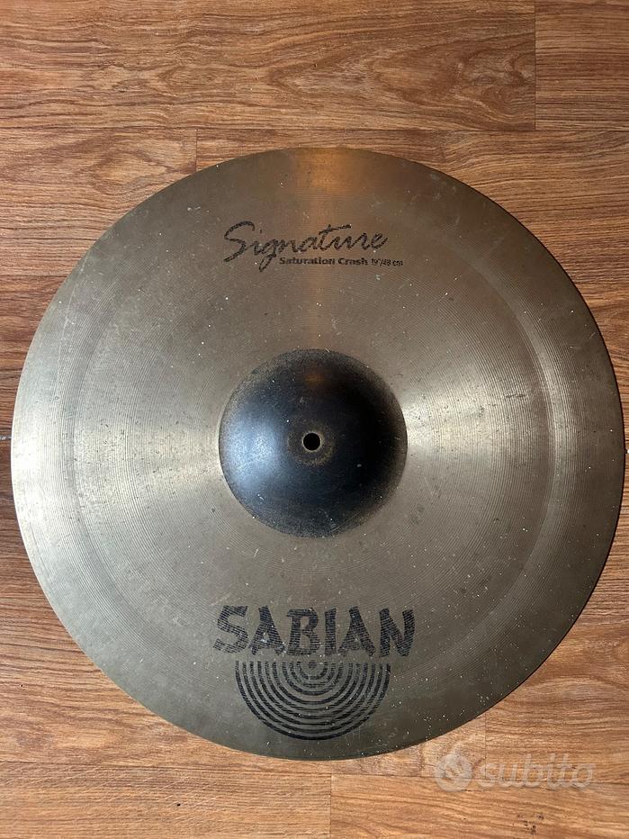 T-shirt Sabian Drums Uomo Nera – Maglietta Musica Cotone, Taglie S-5XL