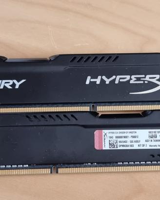 RAM Kingston HyperX Fury 8GB (2x4GB) DDR3 1866