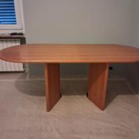 Tavolo ovale apribile in legno