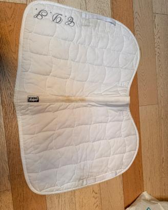 Sottosella monta inglese bianco eskadron