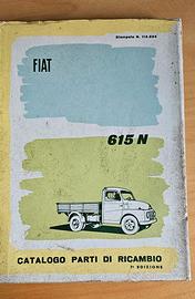 Catalogo parti di ricambio Fiat 615 N