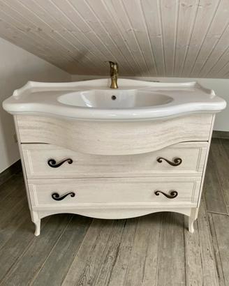 Mobile bagno effetto vintage