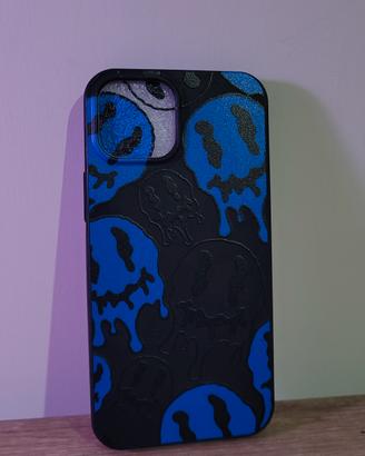 Cover iPhone 13 mini blu e nera