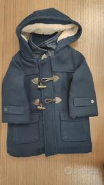Cappotto Montgomery blu 18-24 mesi Fagottino