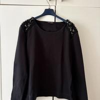 Maglia Massimo Dutti nera elegante
