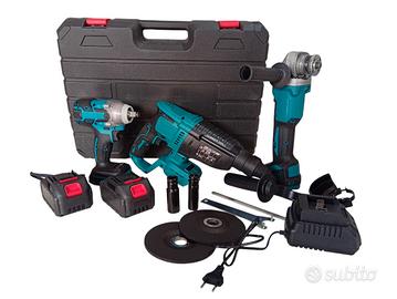 Kit lavoro 3 in 1 a batteria motori Brushless 