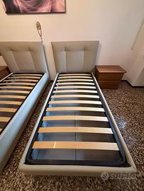 Letti singoli contenitori