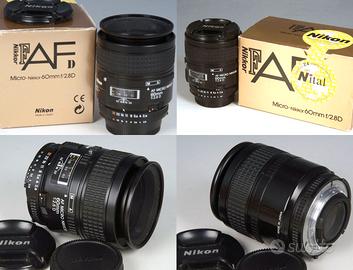 Obiettivo Nikon Micro  60 mm f 2.8  D