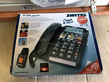 TELEFONO PER ANZIANI - SWITEL TF 560+BRACCIALE SOS