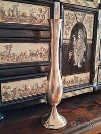 Vaso vintage, placcato argento, marchiato PNS