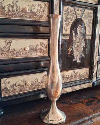 Vaso vintage, placcato argento, marchiato PNS