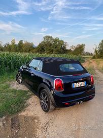 Mini Cooper s cabrio sidewalk