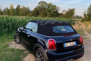 Mini Cooper s cabrio sidewalk