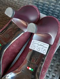 Décolleté donna scamosciate