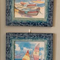 Coppia quadri con cornice