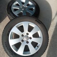 CERCHI AUDI e GOMME 4 STAGIONI 205/55 R16 