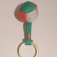 Portachiavi Tricolore nodo "Pugno di scimmia" 