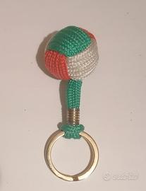 Portachiavi Tricolore nodo "Pugno di scimmia" 