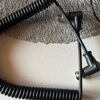 Cavo SDI Blue Shape spiralato BNC angolato 90°