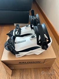 Attacchi snowboard Salomon Rhythm bianco/nero