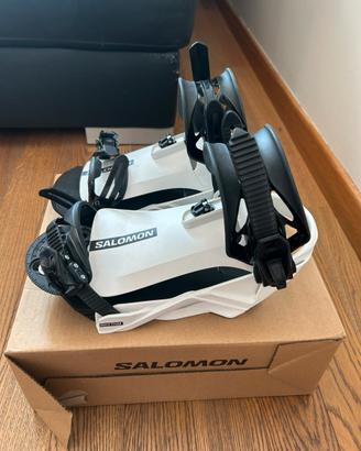 Attacchi snowboard Salomon Rhythm bianco/nero
