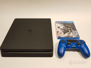 SONY PS4 Slim 1TB Nera + Controller + Gioco