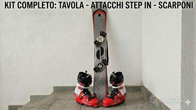 🏂 SNOWBOARD F2 HARD + ATTACCHI STEP-IN + SCARPONI