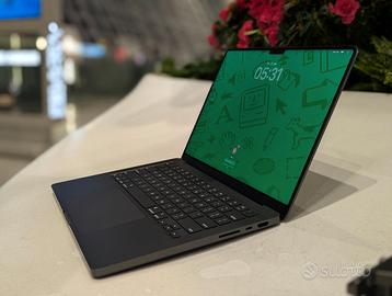 MacBook Pro M4 14 16/512 batteria 100% esposizione