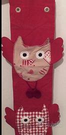 Tasche porta oggetti con gufi