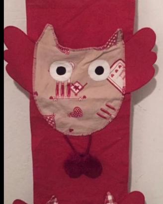 Tasche porta oggetti con gufi