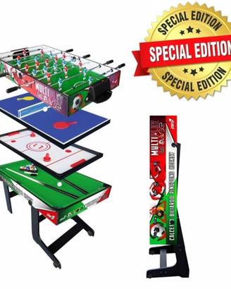 Tavolo Multigioco SportOne Italy 4in1 Salvaspazio